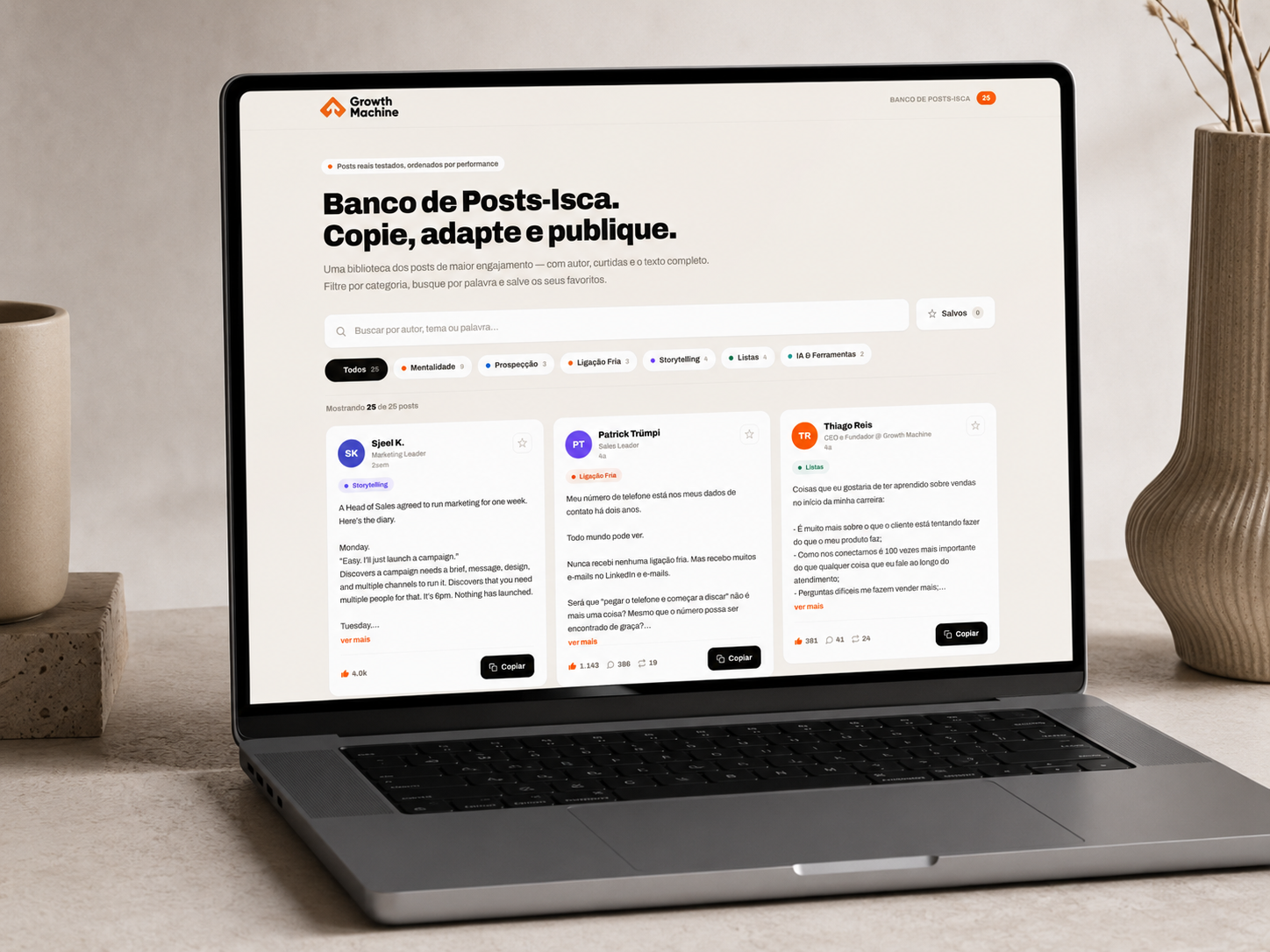 Banco de Posts-Isca